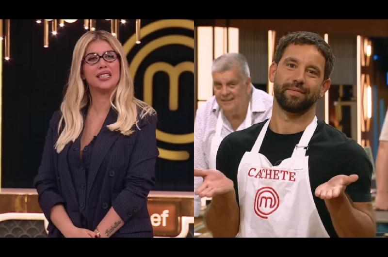 MasterChef Celebrity- la insoacutelita pregunta que Wanda Nara le hizo a Cachete Sierra sobre el origen de su apodo