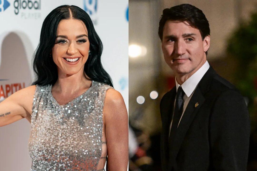 Katy Perry hizo un guintildeo en vivo sobre su relacioacuten con Justin Trudeau y el puacuteblico enloquecioacute