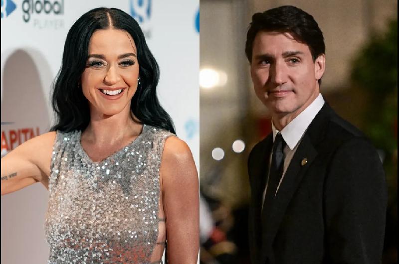 Katy Perry hizo un guintildeo en vivo sobre su relacioacuten con Justin Trudeau y el puacuteblico enloquecioacute