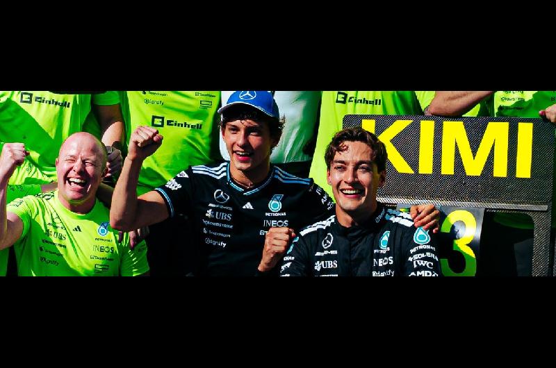Mercedes confirma la continuidad de Russell y Antonelli hasta 2026 y despeja los rumores sobre Verstappen