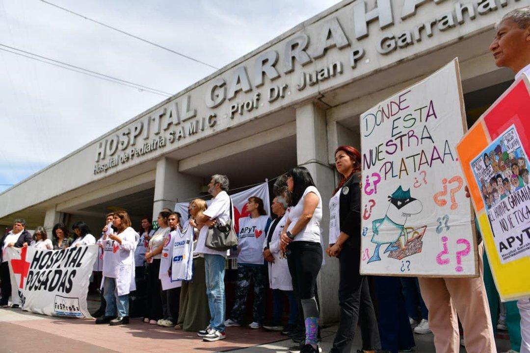 Trabajadores del Garrahan anunciaron una caravana hacia la Quinta de Olivos