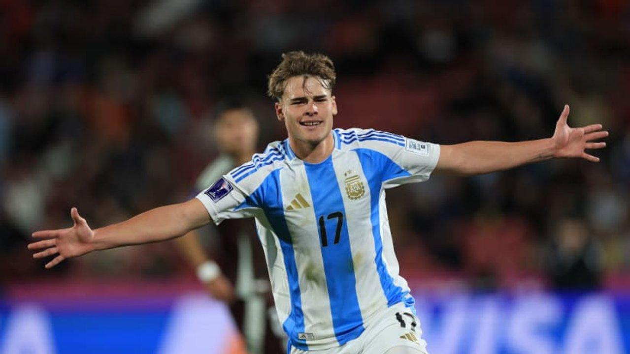 iexclGOL ARGENTINO- Mateo Silvetti puso a la Seleccioacuten en ventaja ante Colombia