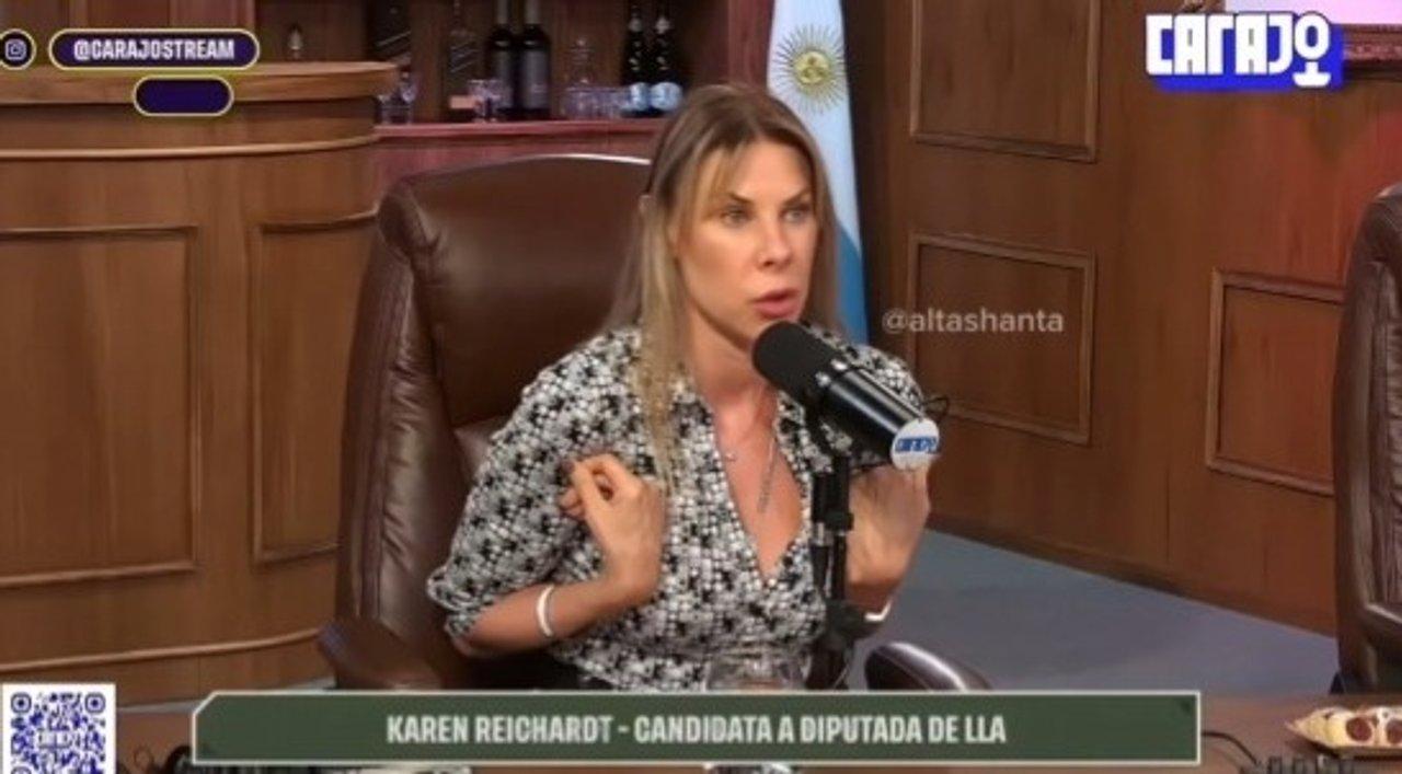 Karen Reichardt- ldquoAntes de traicionar a Javier me corto un brazordquo