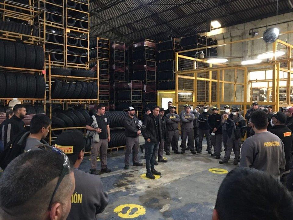 El Sindicato del Neumaacutetico realiza un paro de 24 horas