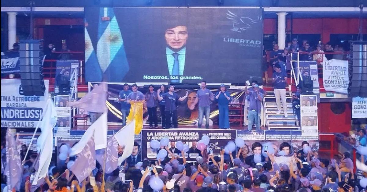 Proponemos una nueva Argentina- acto libertario de Gonzaacuteles y Andreussi