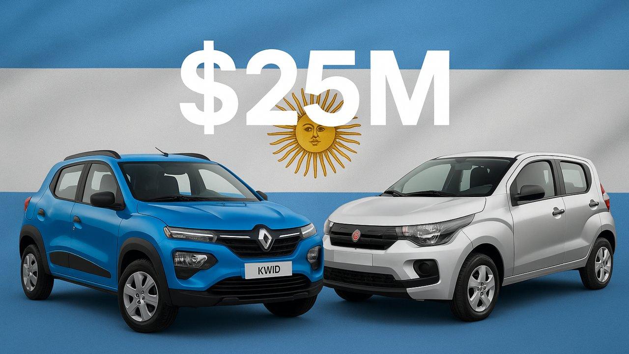 Soacutelo dos autos 0km valen menos de 25M en Argentina- cuaacuteles son y coacutemo financiarlos