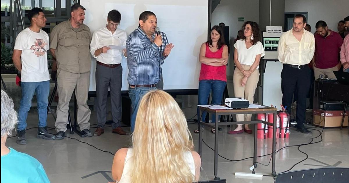 Efectuaron un simulacro de incendio en el centro judicial de San Pedro de Jujuy