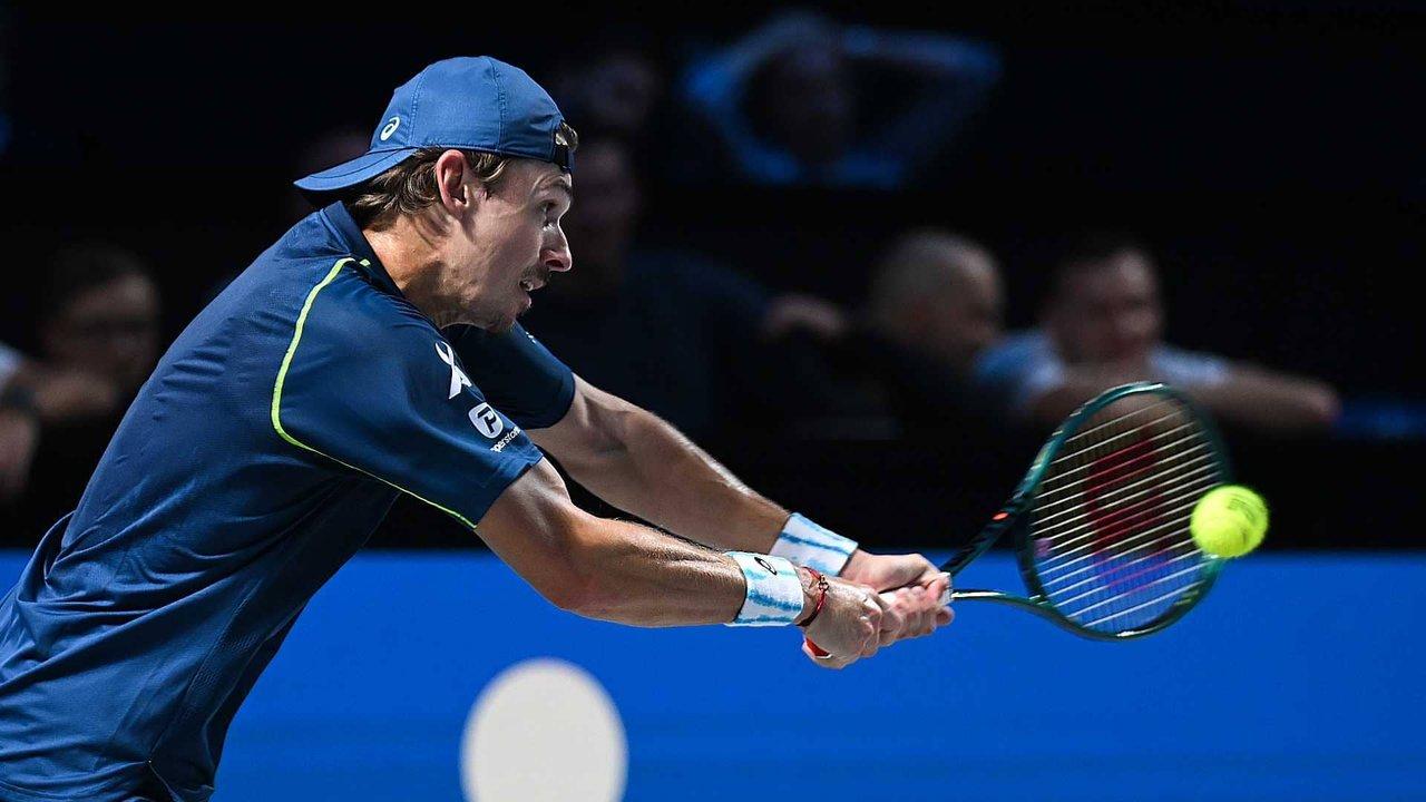 De Mintildeaur superoacute a Berrettini y se metioacute en las semifinales del ATP 500 de Viena