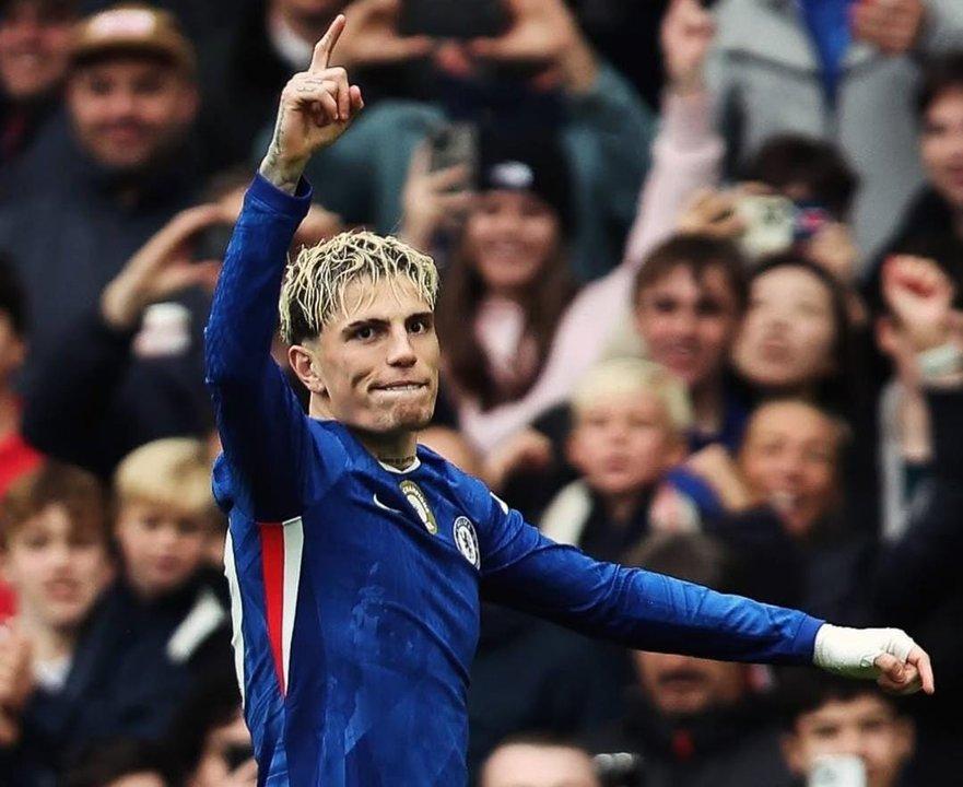 Asiacute fue el primer gol de Alejandro Garnacho con la camiseta del Chelsea