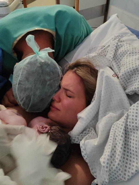 ldquoEl amor de nuestras vidasrdquo Eva Bargiela y Gian Luca Simeone tuvieron a su primer hijo