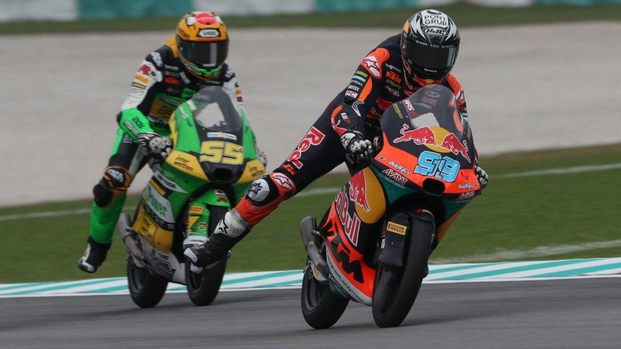 Duriacutesimo choque en Moto 3 en el GP de Malasia