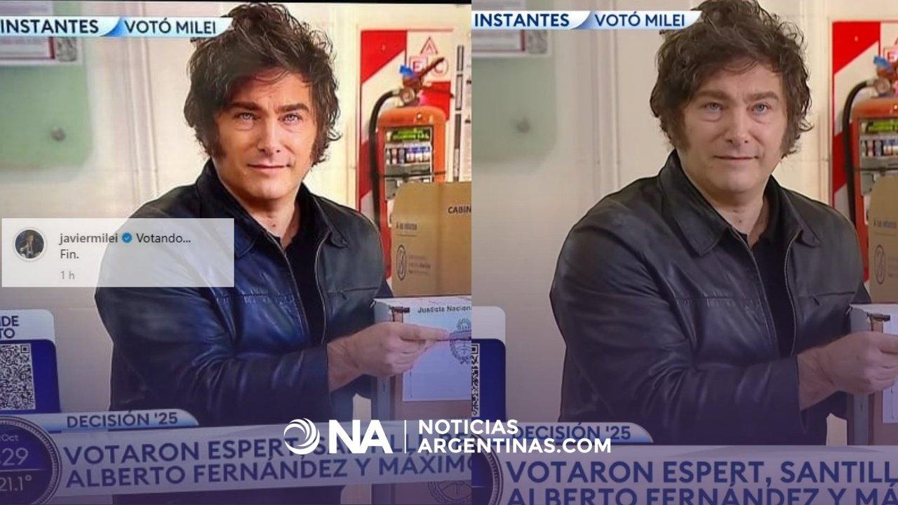 Javier Milei se photoshopeoacute y estallaron los memes- ldquoSe puso la cara de Homelanderrdquo