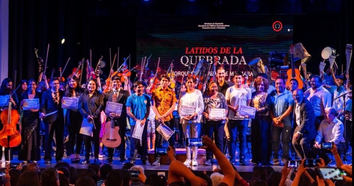 Latidos de la Quebrada concierto gratuito de orquestas infanto juveniles de Jujuy