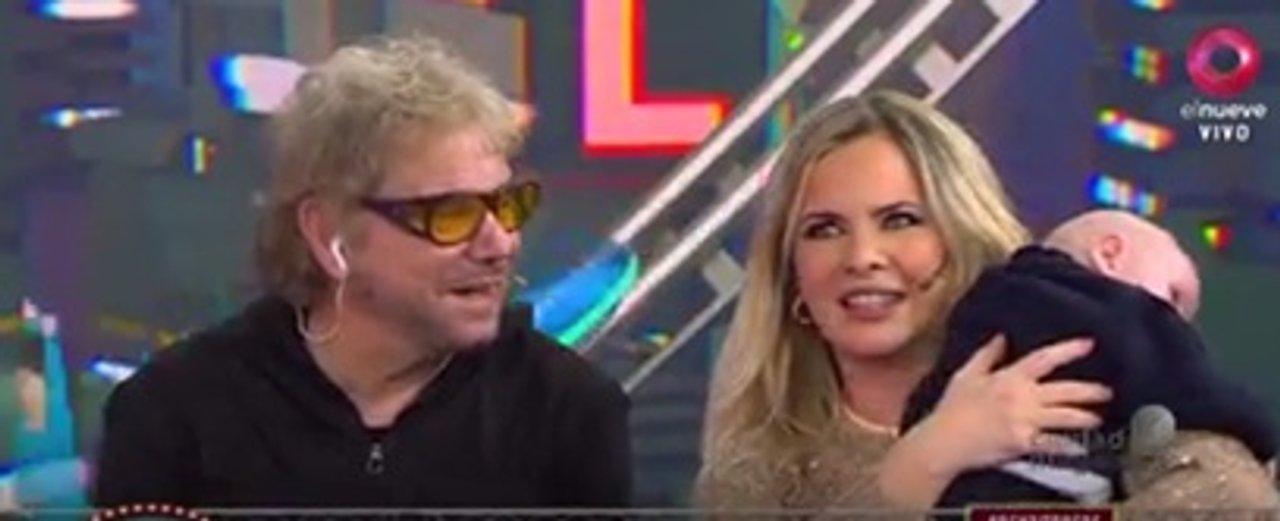 Alejandra Maglietti presentoacute a su bebeacute en Bendita