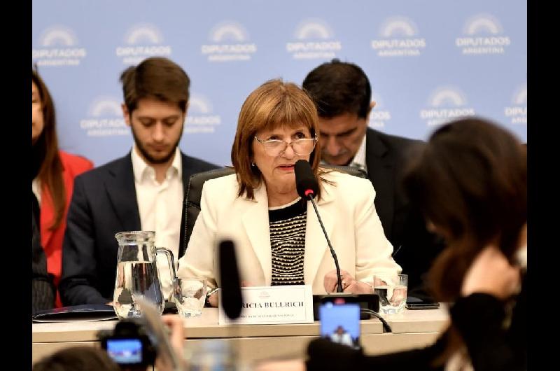 Bullrich- ldquoSin seguridad no hay libertadrdquo el Gobierno defiende su poliacutetica contra el delito