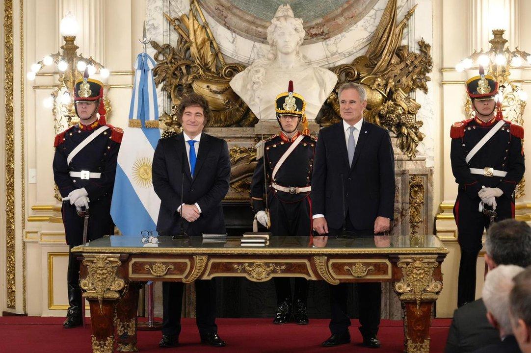 Quirno asumioacute como nuevo canciller y dijo que van a seguir consolidando la relacioacuten con EEUU