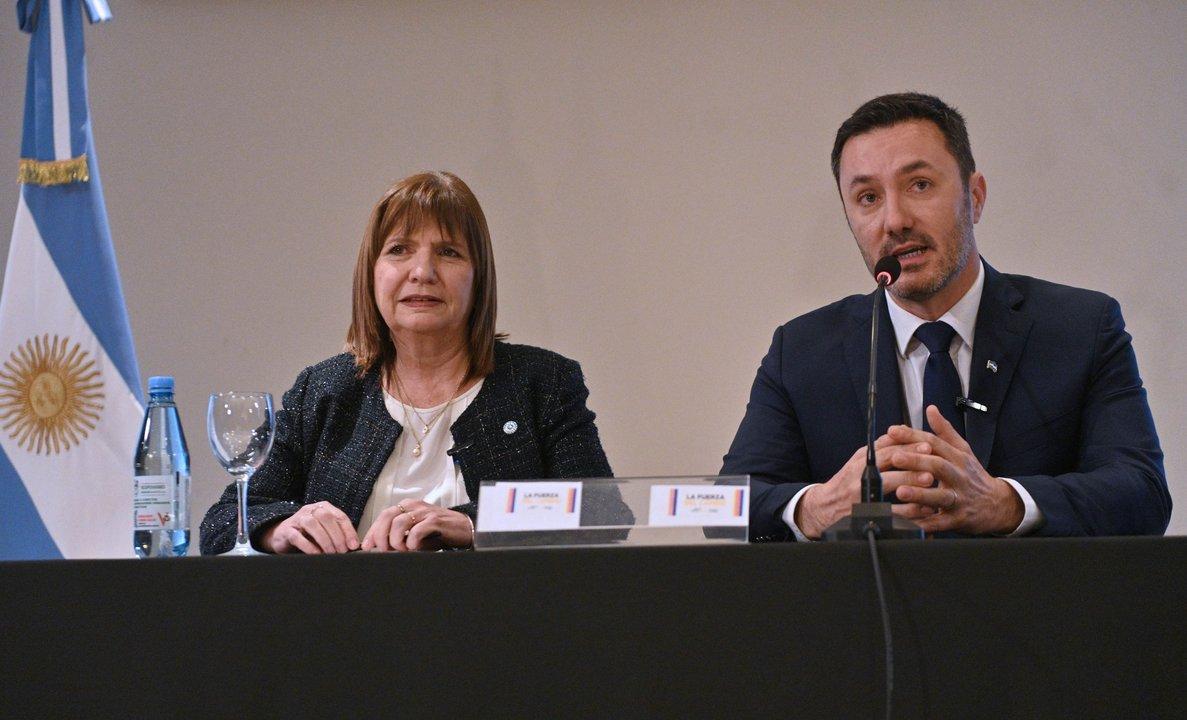 Patricia Bullrich y Luis Petri visitan Casa Rosada en medio de las versiones de cambios en el Gabinete