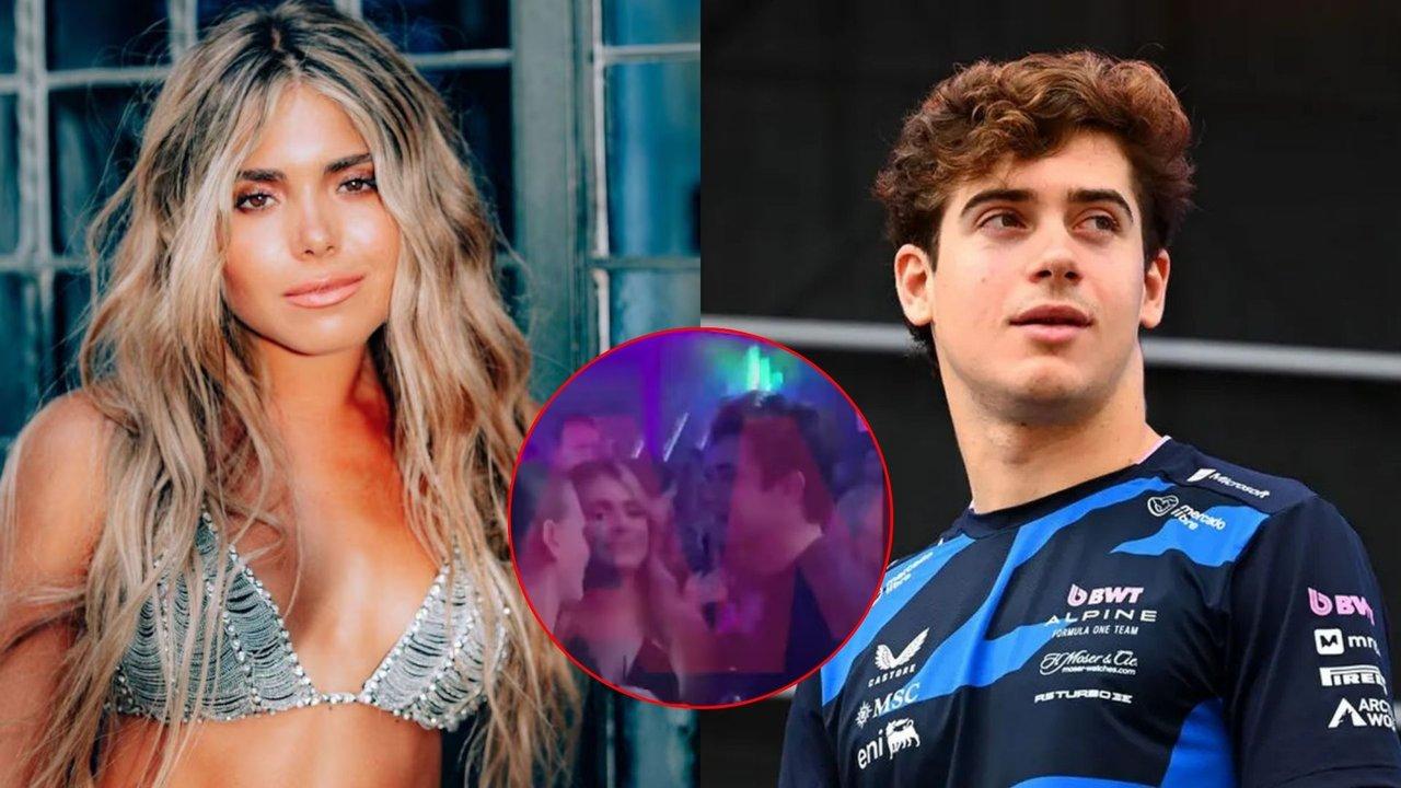 Besos y abrazos en un boliche- Franco Colapinto muy cerca de Meri Deal cantante de ldquoToco para vosrdquo