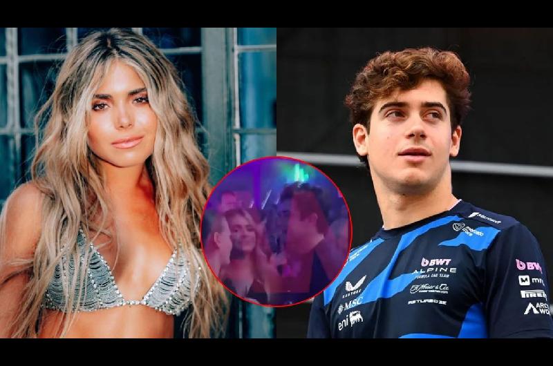 Besos y abrazos en un boliche- Franco Colapinto muy cerca de Meri Deal cantante de ldquoToco para vosrdquo