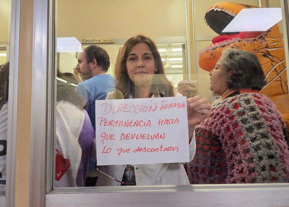 Hospital Garrahan- denuncian que sindicalistas tomaron la direccioacuten