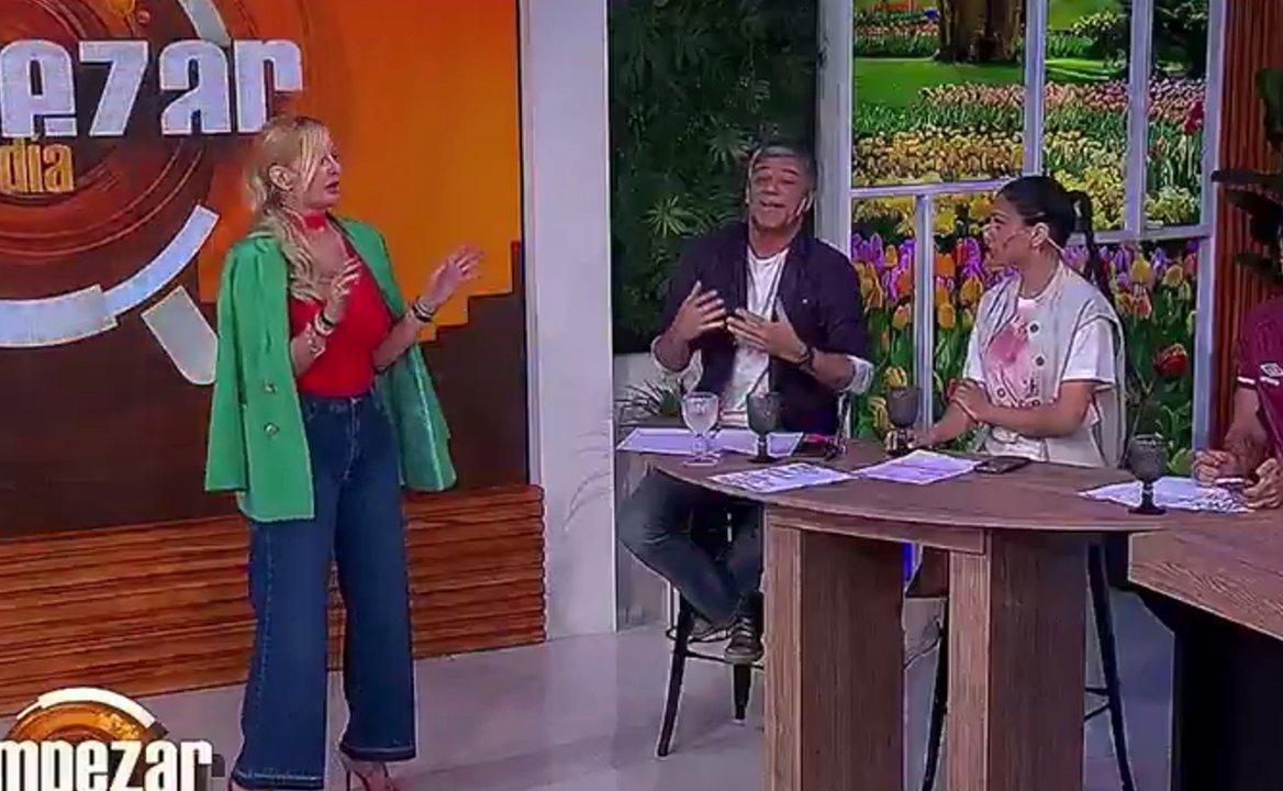 Poleacutemica en Empezar el Diacutea- Lucas Bertero y Yuyito Gonzaacutelez vivieron un tenso momento al aire