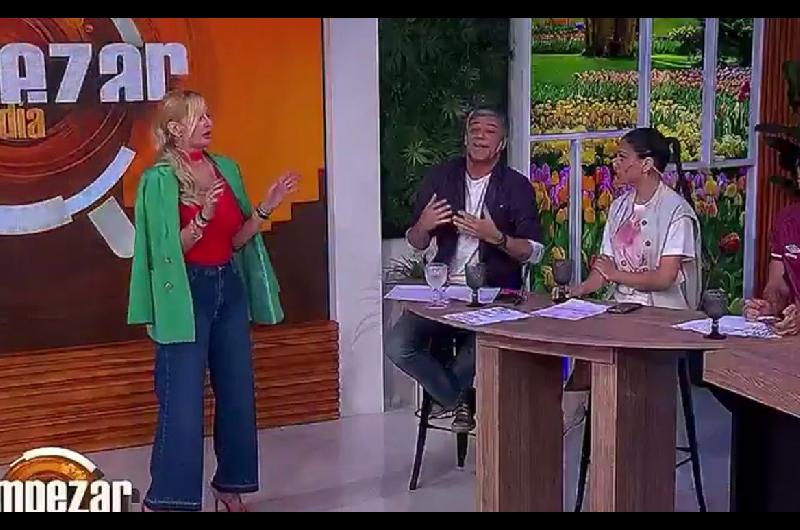 Poleacutemica en Empezar el Diacutea- Lucas Bertero y Yuyito Gonzaacutelez vivieron un tenso momento al aire