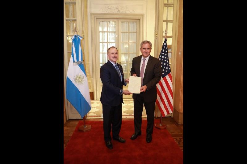 Lamelas entregoacute las cartas credenciales y ya es el embajador de EEUU en Argentina