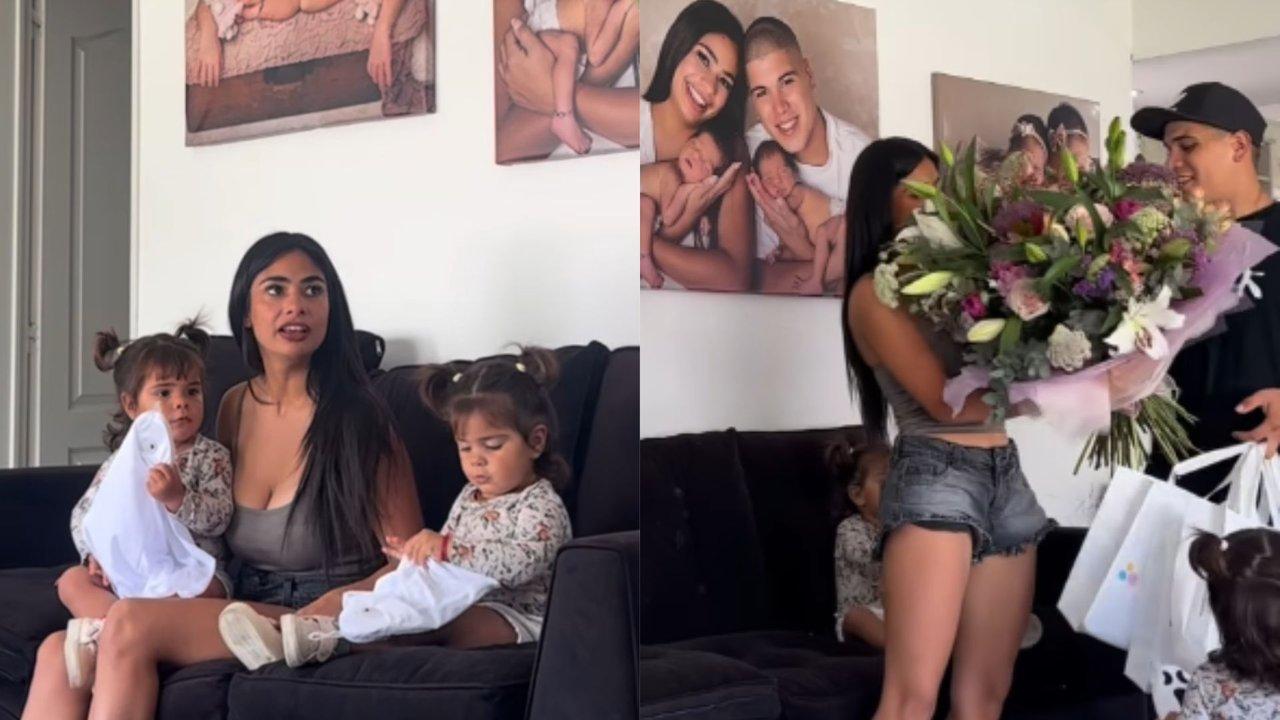 El detalle de Thiago Medina a Daniela Celis en agradecimiento por acompantildearlo desde su accidente