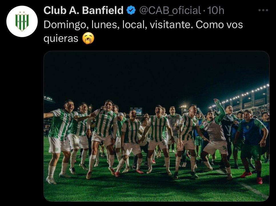 Las chicanas de Banfield tras ganarle el claacutesico a Lanuacutes