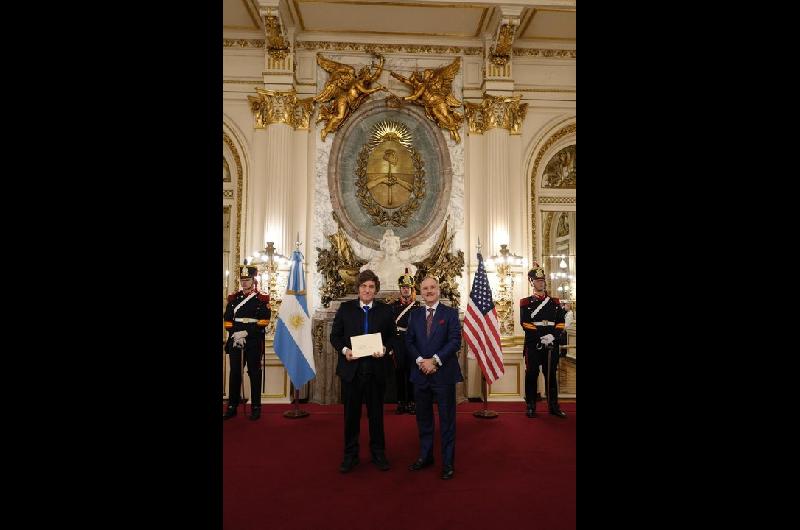 Milei recibioacute las cartas credenciales del embajador de los Estados Unidos