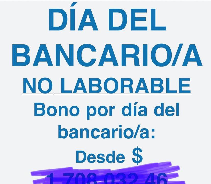 Los bancarios celebran su diacutea con un superbono que supera las 6 cifras