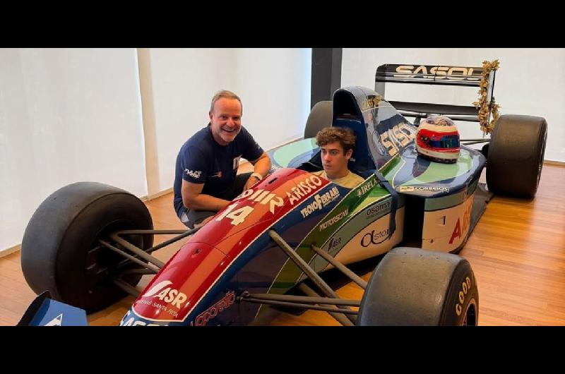 En la previa del Gran Premio de Brasil Colapinto comioacute un asado con un histoacuterico piloto de la Foacutermula 1