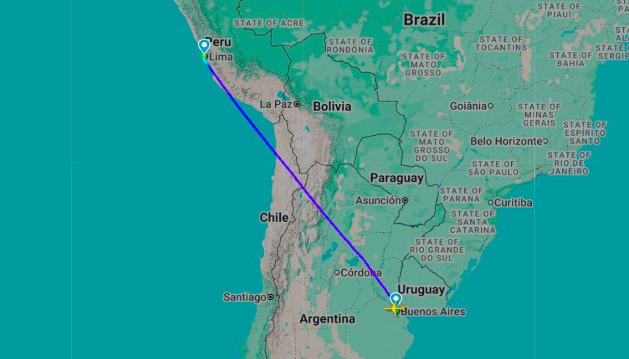 Imprevista escala de Milei en Lima en su viaje a Estados Unidos