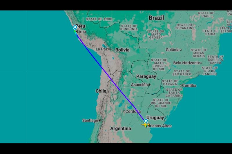 Imprevista escala de Milei en Lima en su viaje a Estados Unidos