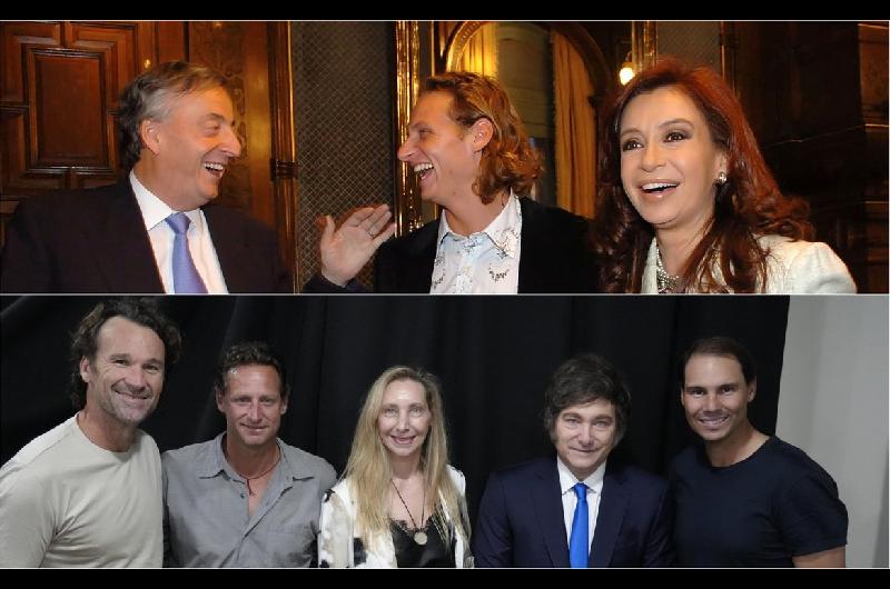 David Nalbandian del spot Dolores Argentina para Cristina Kirchner a la foto abrazado con los Milei