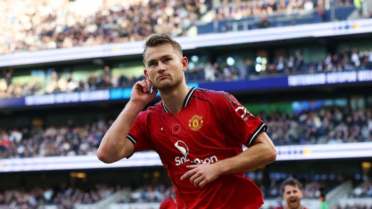 Manchester United rescatoacute un empate agoacutenico ante Tottenham 