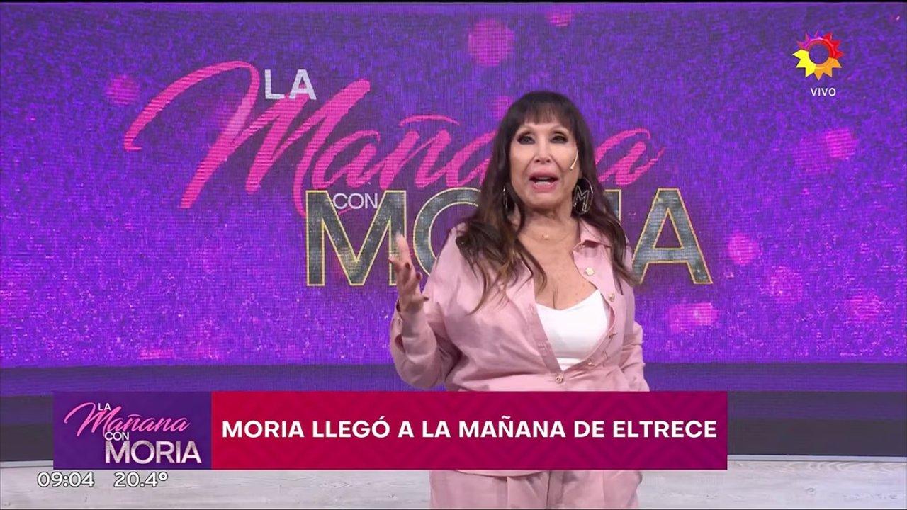 Moria Casaacuten debutoacute con su nuevo programa- Acaacute estamos soy feliz
