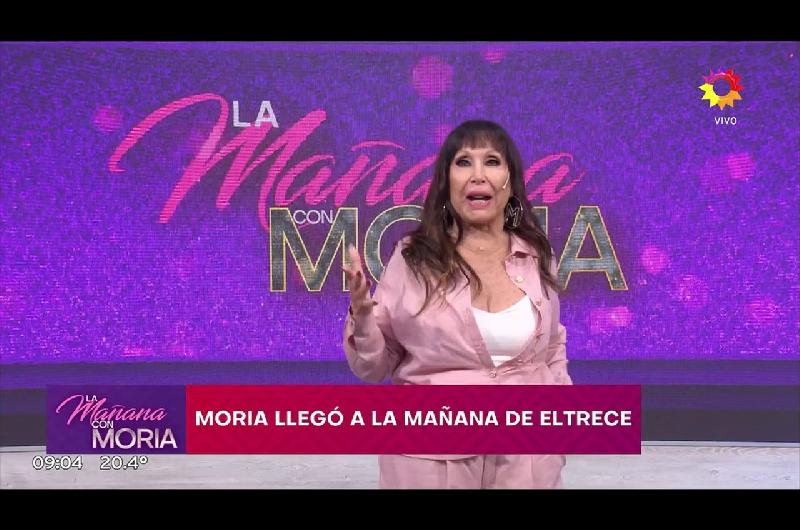 Moria Casaacuten debutoacute con su nuevo programa- Acaacute estamos soy feliz