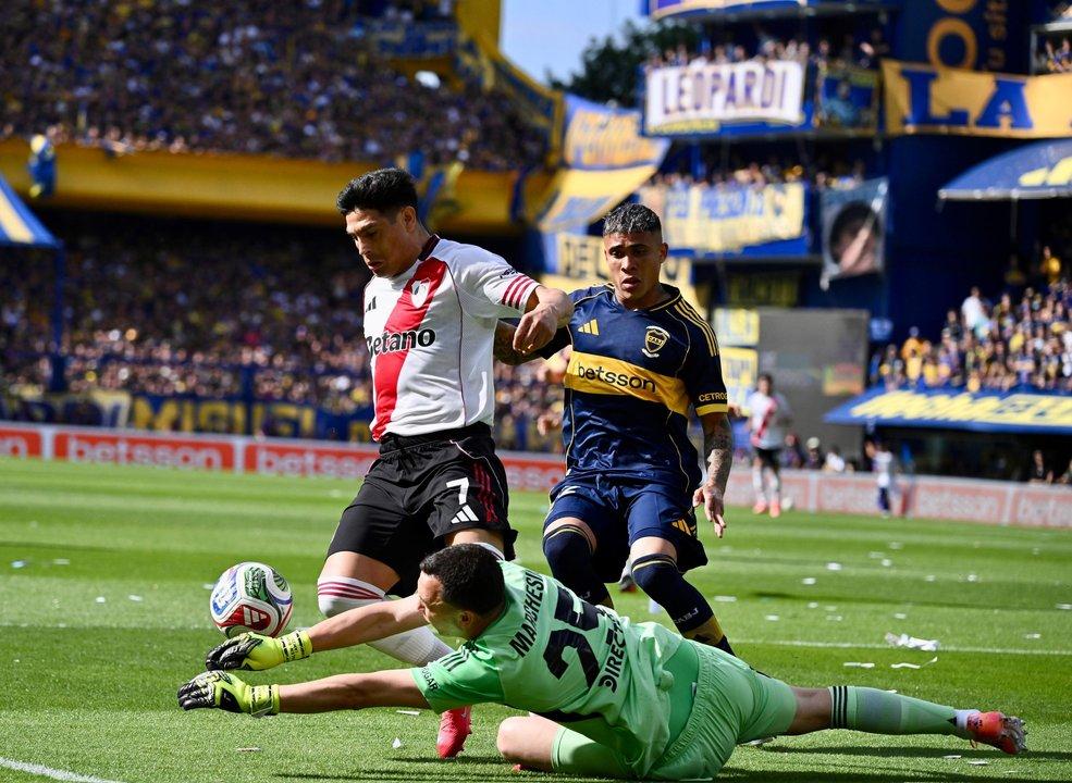 Maximiliano Salas le pidioacute disculpas a los hinchas de River tras la derrota ante Boca