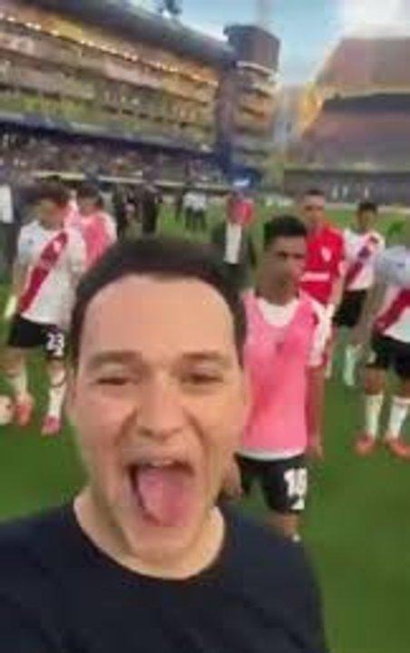 El hincha agredido por Maximiliano Salas explicoacute lo ocurrido y sorprendioacute con su postura