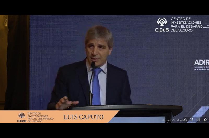 Caputo afirmoacute que ldquoestamos en un punto de inflexioacutenrdquo para la economiacutea