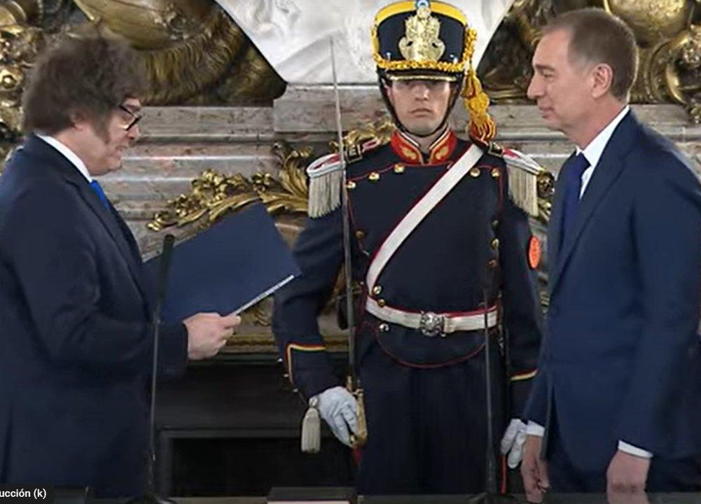 Santilli juroacute su cargo como ministro del Interior