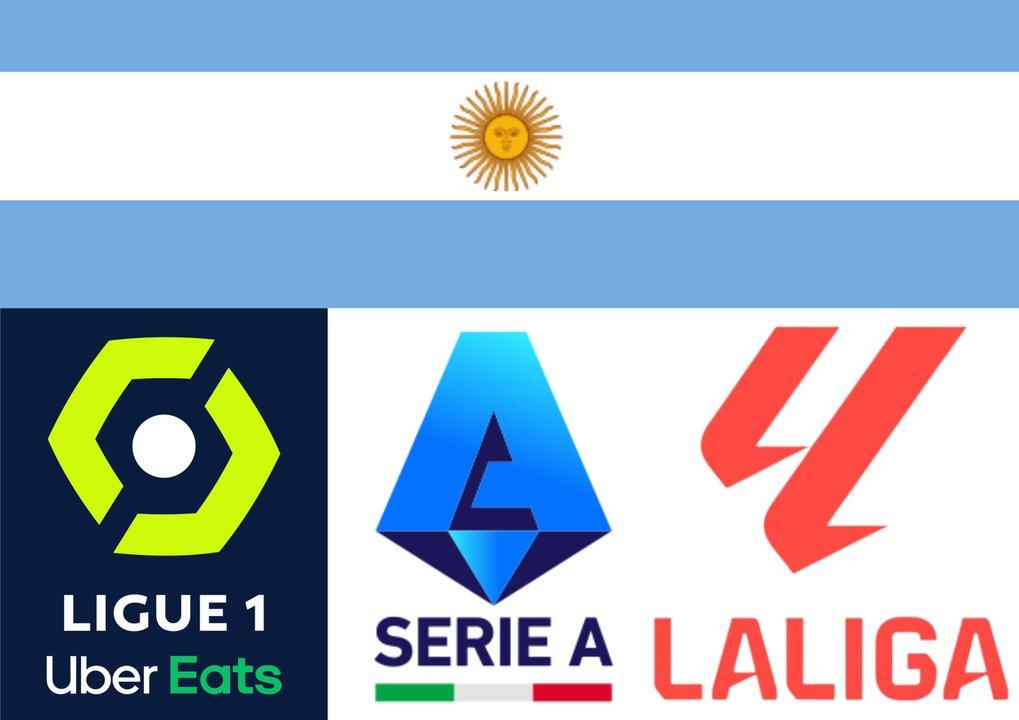 Tres argentinos integran el ranking de las duplas maacutes goleadoras de Europa