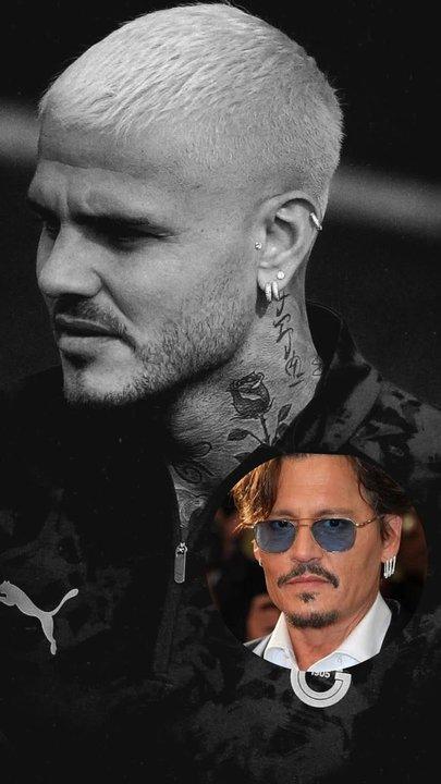 La sorpresiva reaccioacuten de Mauro Icardi al ver a Wanda Nara con Johnny Depp 