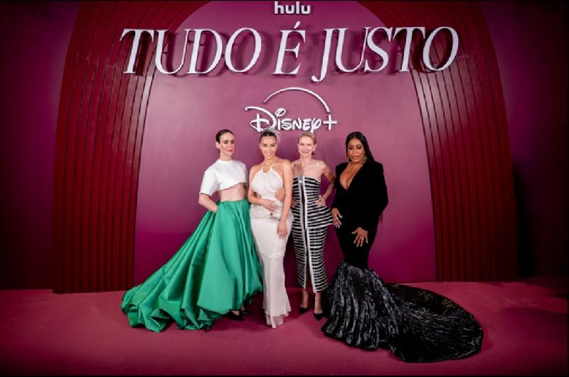 Los looks de la alfombra rosa en el estreno de la serie de Kim Kardashian