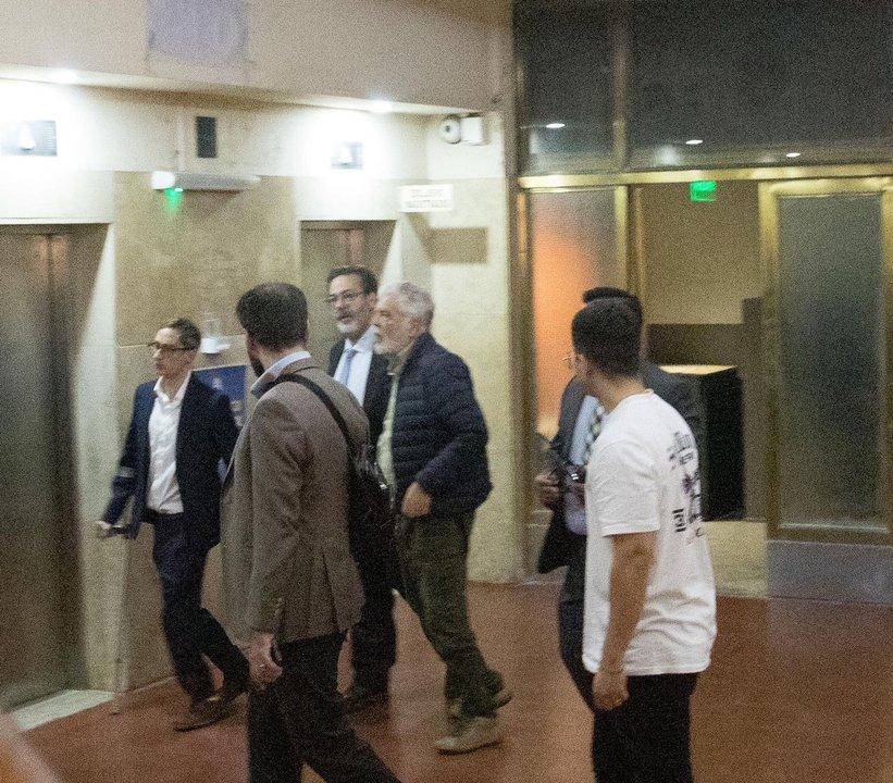 Julio De Vido llegoacute a Comodoro Py para entregarse