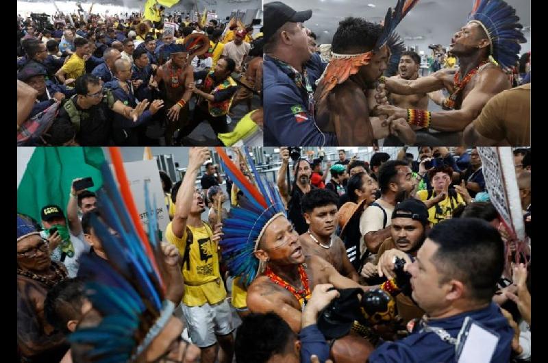 Invasioacuten de indiacutegenas y activistas en COP30