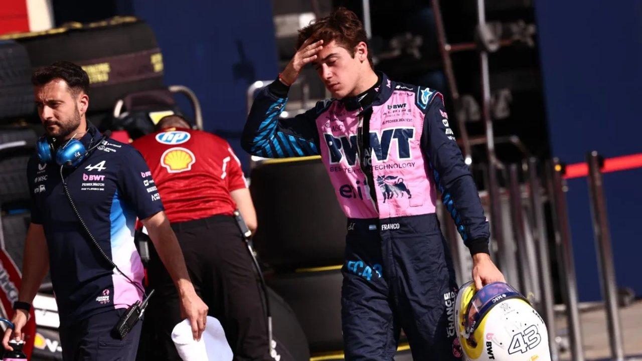 Alpine eliminoacute un poleacutemico posteo que habiacutea generado bronca entre los fanaacuteticos de Colapinto