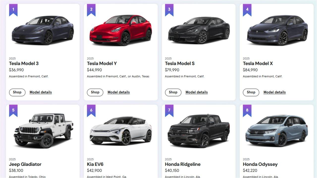 Acuerdo Milei-Trump- De Tesla al Corvette la lista de autos ldquoMade in USArdquo que podriacutean llegar a la Argentina