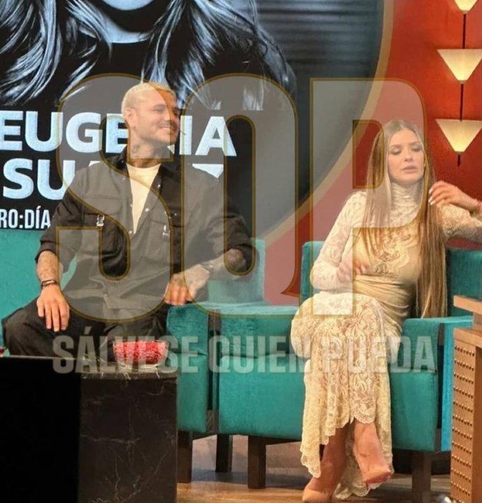 Sorpresa- Mario Pergolini entrevistoacute a la China Suaacuterez y a Mauro Icardi